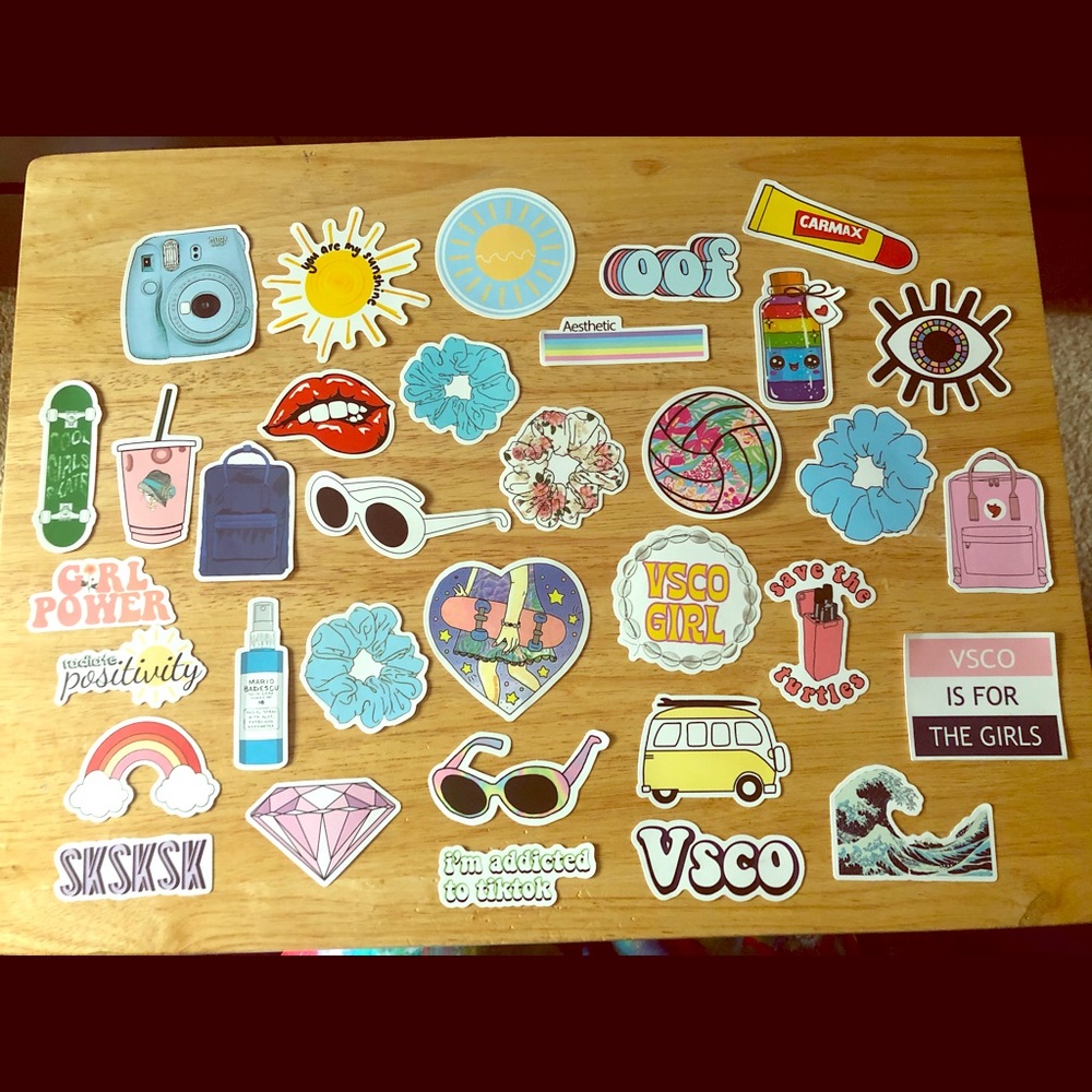 Teen Girl Sticker Pack